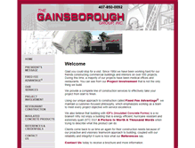 Tablet Screenshot of gainsboroughgroup.com